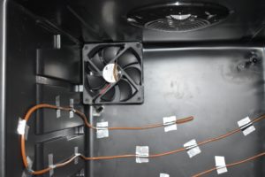 Computer fan in final position